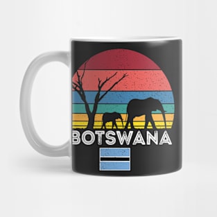 Botswana Elephant Safari Sunset Mug